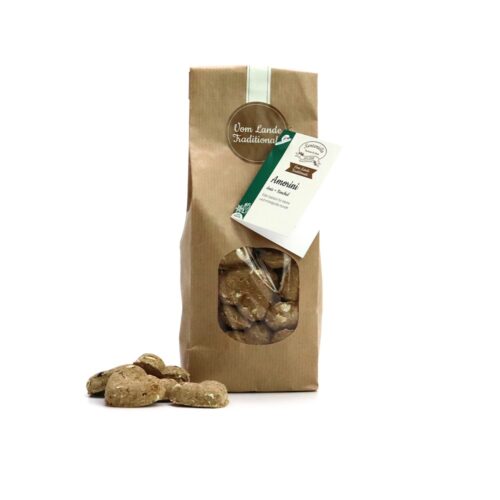 Traditionale Kekse Amorini Anis und Fenchel Verpackung und Produkt
