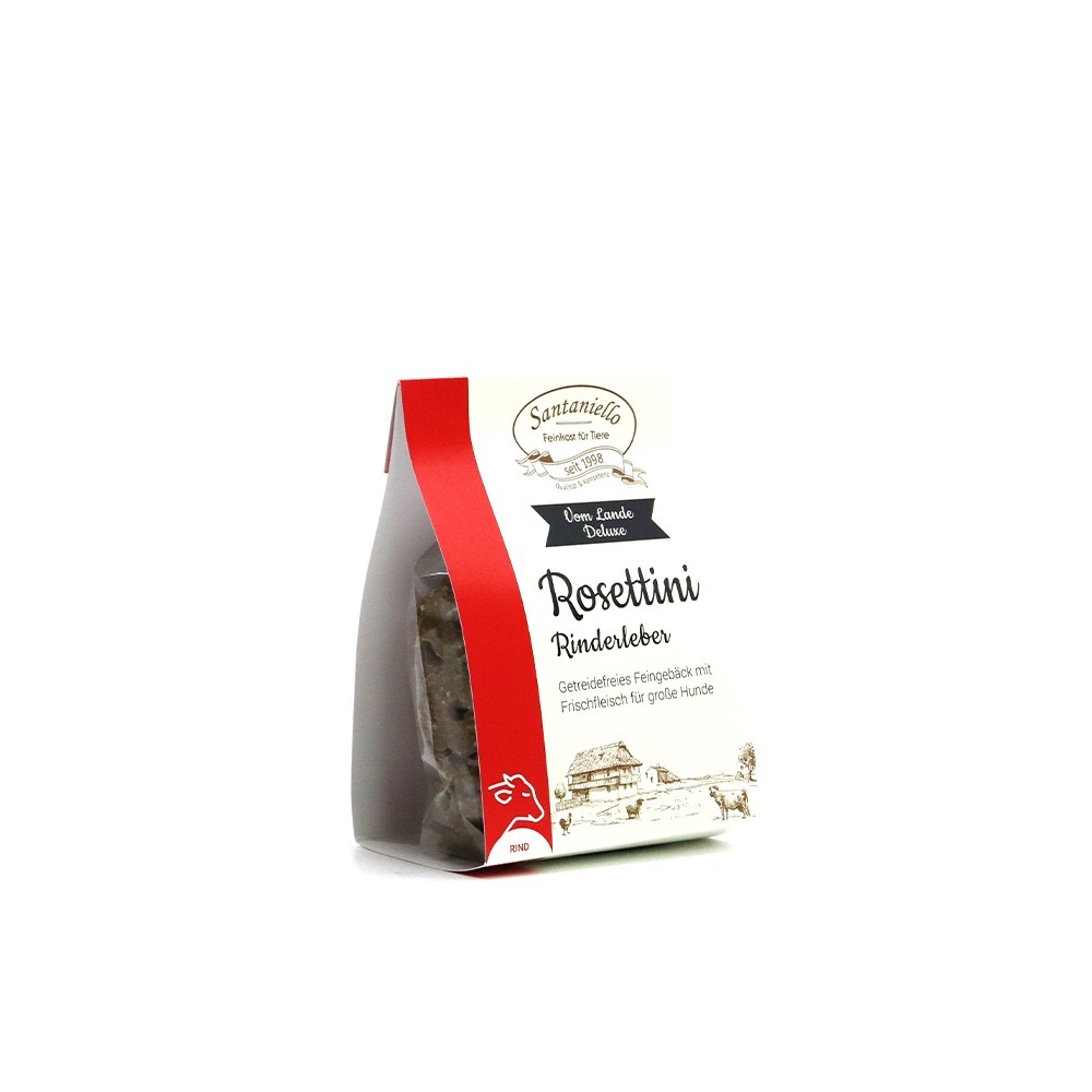 Deluxe Feingebäck Rosettini Rinderleber Verpackung