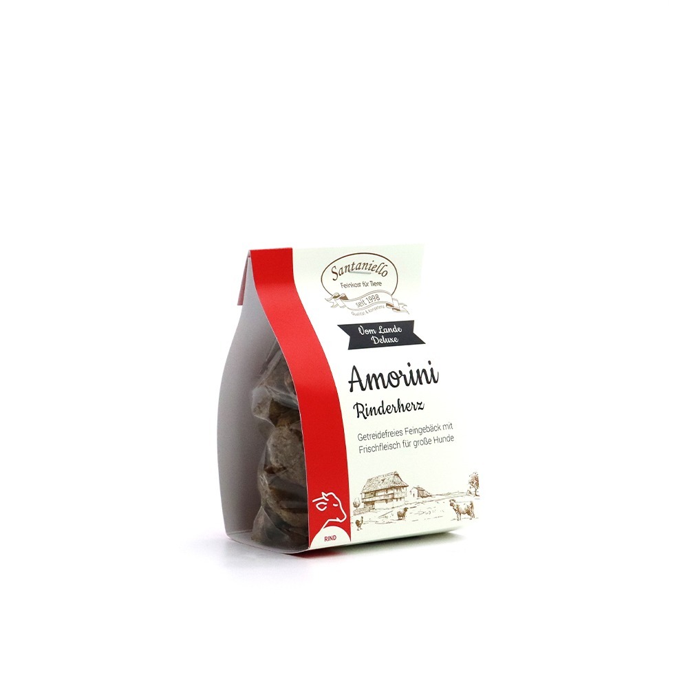 Deluxe Feingebäck Amorini Rinderherz Verpackung