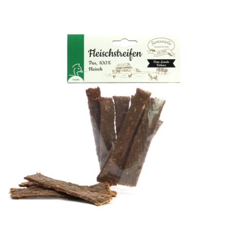 Deluxe Fleischstreifen Fasan Verpackung und Produkt