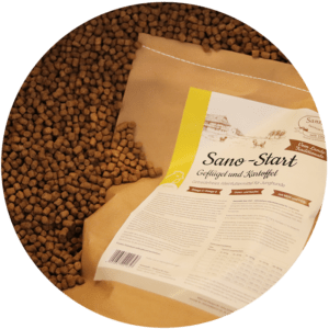 Trockenfutter Sano Start mit losem Futter