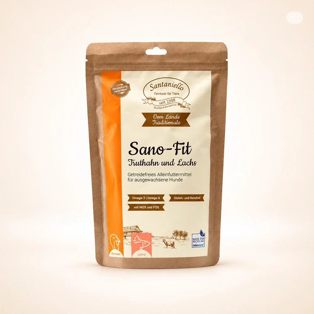 Sano-Fit Probiermahlzeit – Truthahn und Lachs, getreidefrei